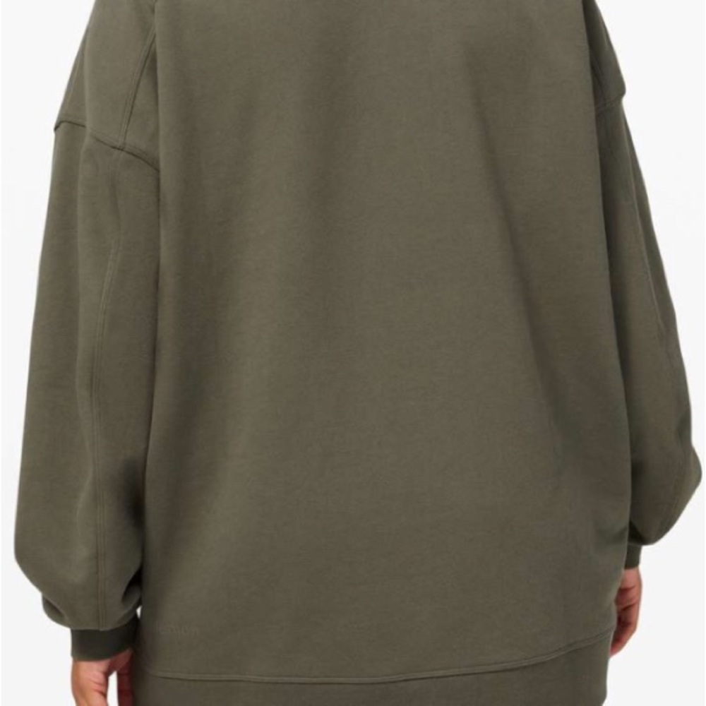 Lululemon Perfectly Oversized Crew - Army Green